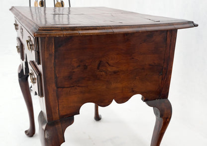Antique Walnut 18th Century Queen Ann 3 Drawers Low Boy Good Condition