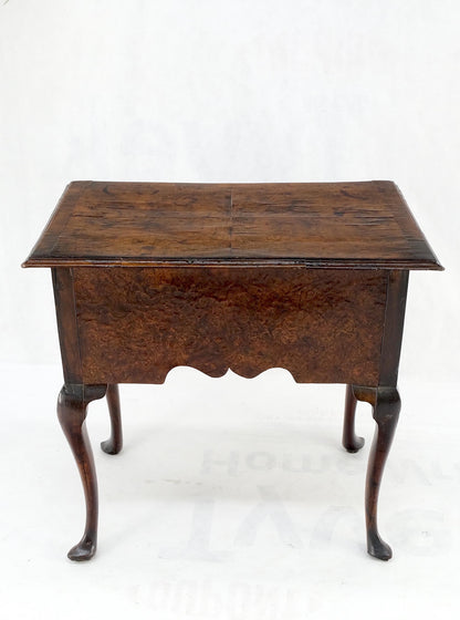 Antique Walnut 18th Century Queen Ann 3 Drawers Low Boy Good Condition