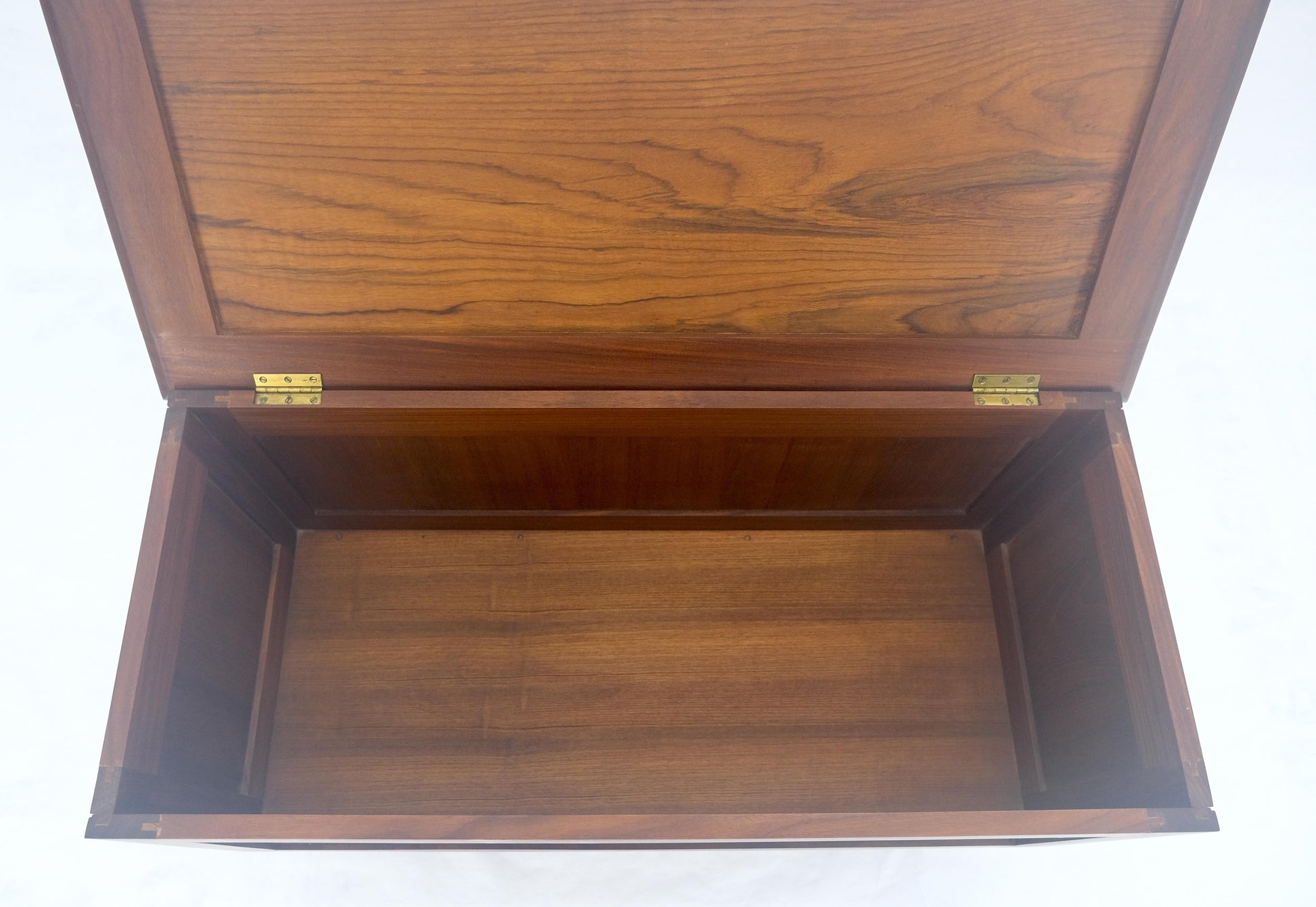 EstablishedLines Danish Mid Century Modern Teak Hope Chest Trunk Storage MINT