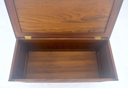 EstablishedLines Danish Mid Century Modern Teak Hope Chest Trunk Storage MINT