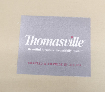 EstablishedLines Pair of Gold Floral Pattern Upholstery Lounge Chairs by Thomasville MINT