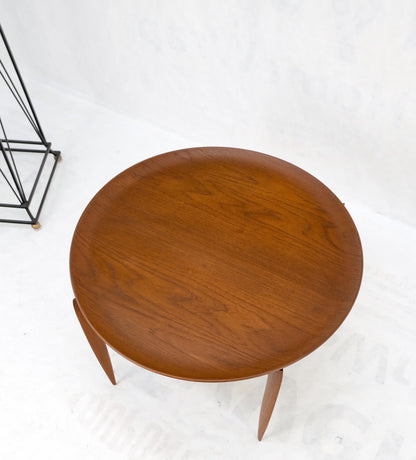EstablishedLines Fritz Hansen Danish Mid-Century Modern Folding Coffee Table Stand Tray Top Mint!