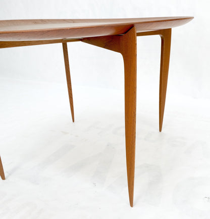 EstablishedLines Fritz Hansen Danish Mid-Century Modern Folding Coffee Table Stand Tray Top Mint!