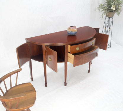 Baker Demilune Mahogany Federal Style Sideboard MINT!