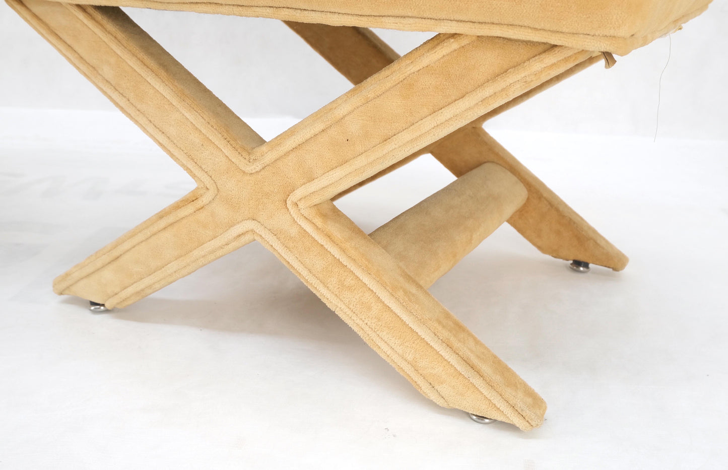 Pair of Mid-Century Modern Billy Baldwin x Base Upholstery Benches
