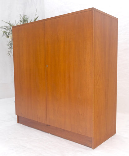 EstablishedLines Danish Teak Mid Century Modern Drop Front Secretary Box Desk Cabinet MINT