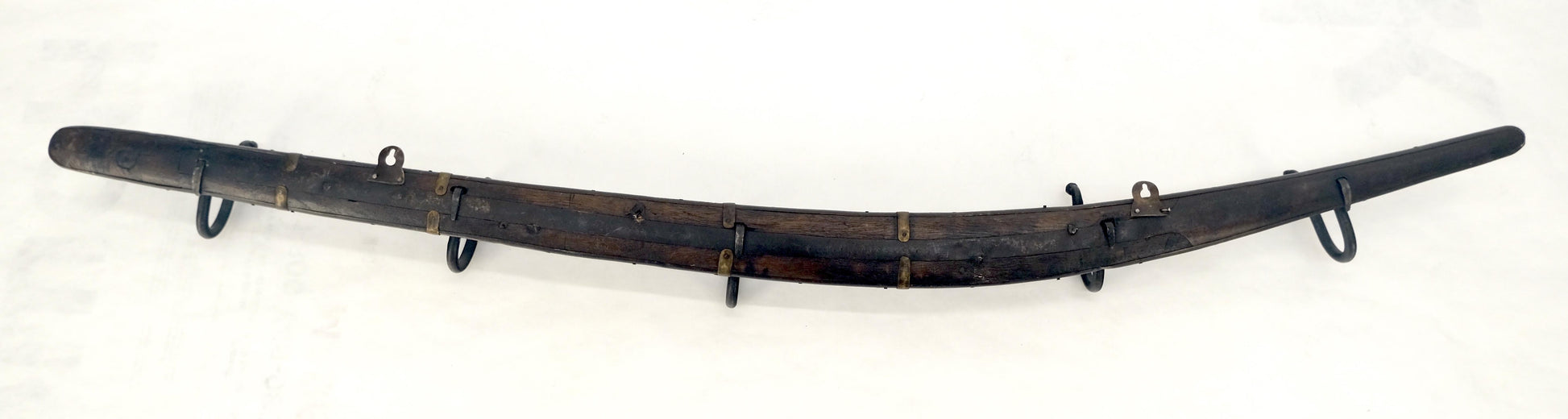 EstablishedLines Old Antique c1920s Boomerang Coat Rack Conversion