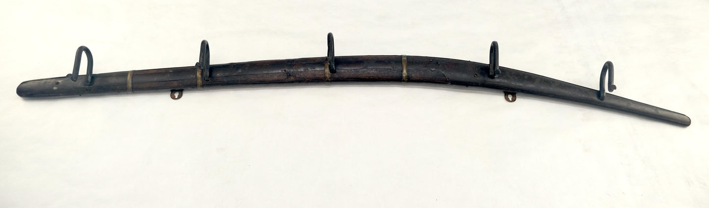 EstablishedLines Old Antique c1920s Boomerang Coat Rack Conversion