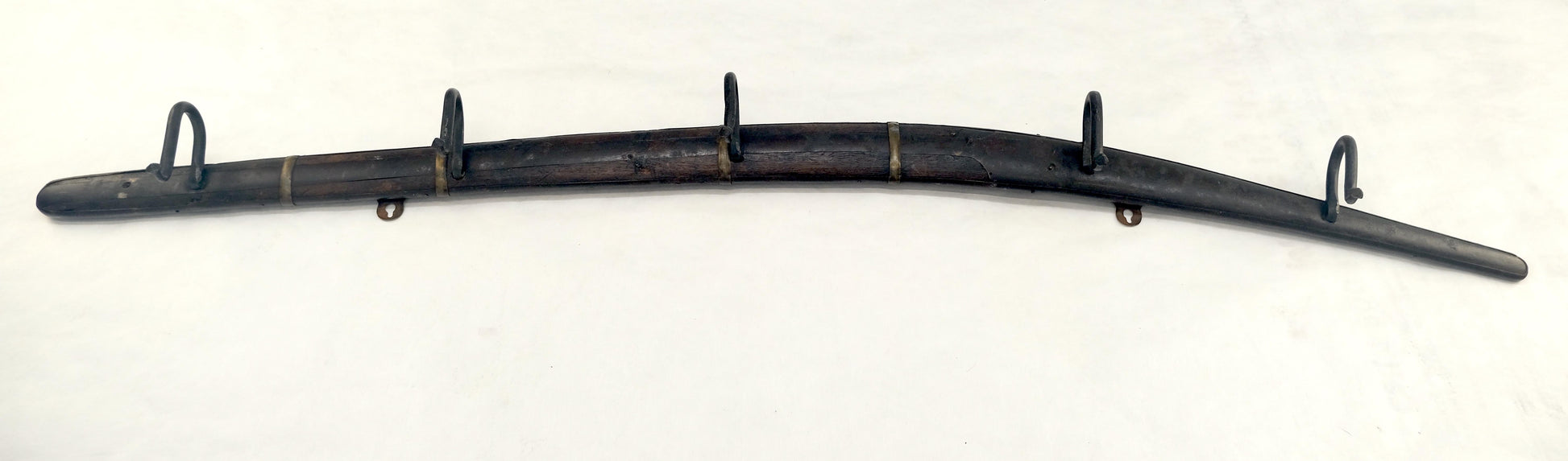 EstablishedLines Old Antique c1920s Boomerang Coat Rack Conversion