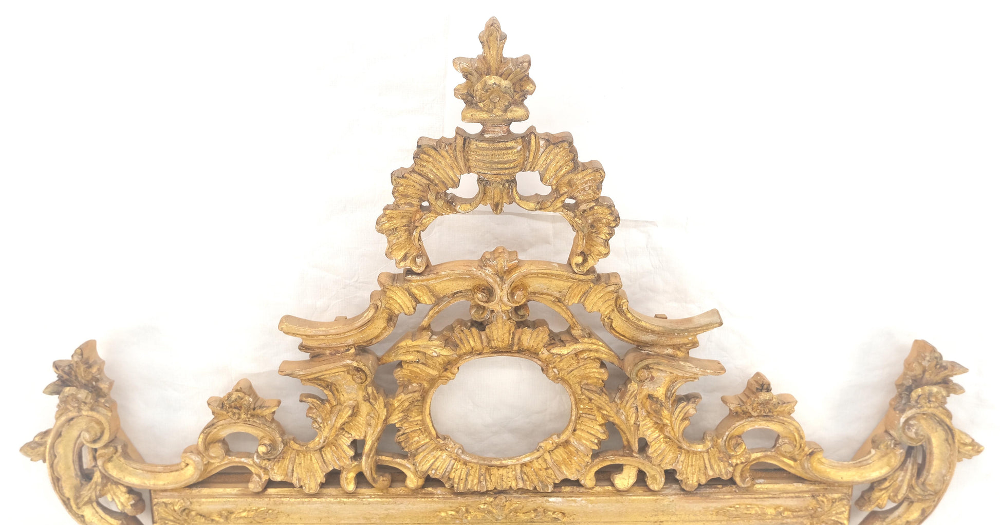 EstablishedLines Fine Rococo Style Large 53x40 Wall Mirror Rococo Style Made in Italy Mint