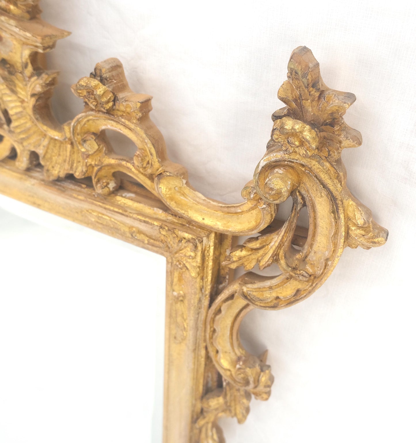 EstablishedLines Fine Rococo Style Large 53x40 Wall Mirror Rococo Style Made in Italy Mint