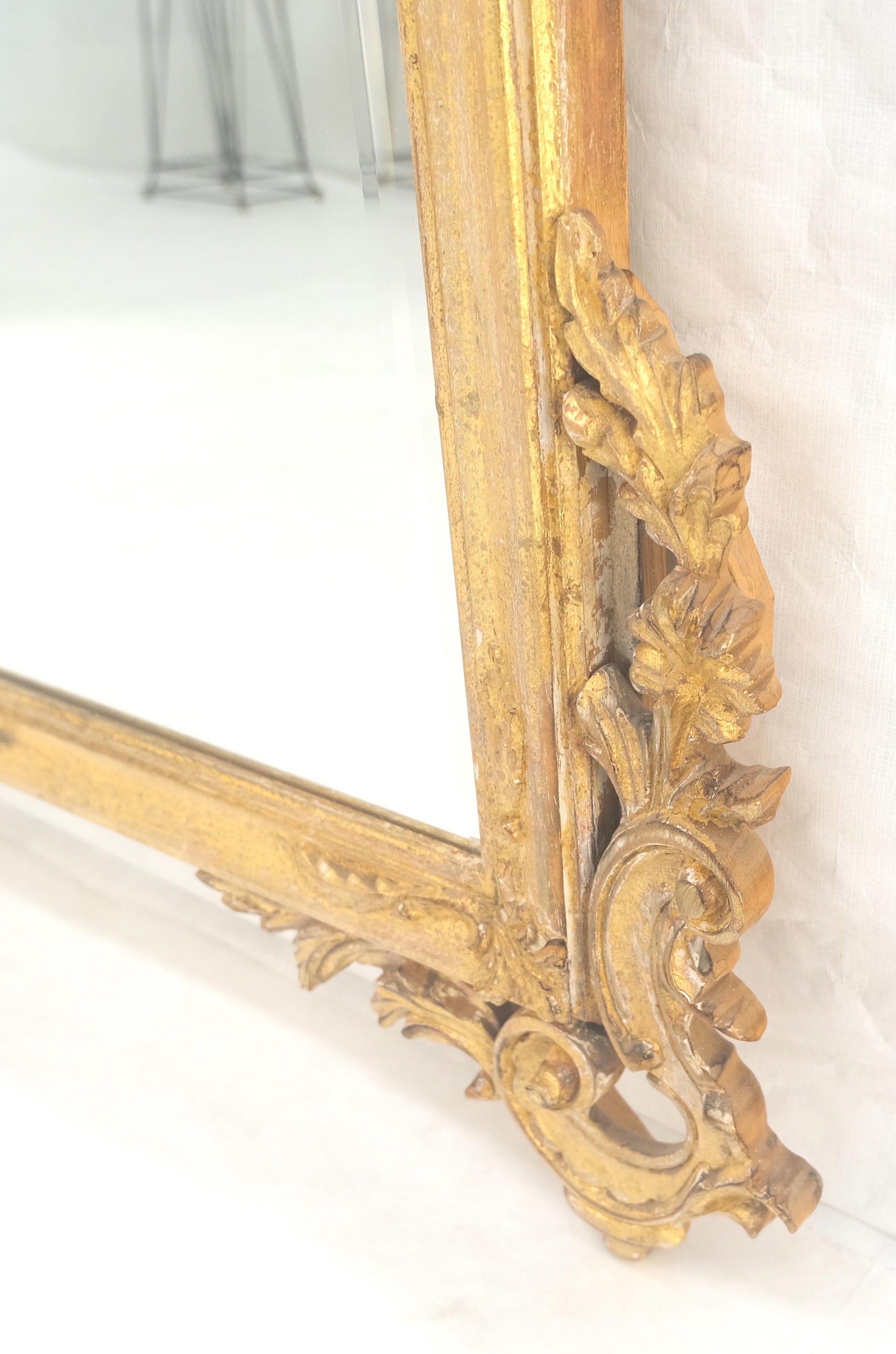 EstablishedLines Fine Rococo Style Large 53x40 Wall Mirror Rococo Style Made in Italy Mint