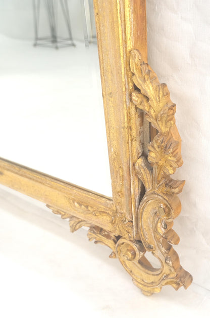 EstablishedLines Fine Rococo Style Large 53x40 Wall Mirror Rococo Style Made in Italy Mint