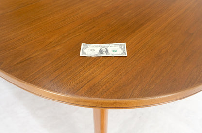 EstablishedLines Dux of Sweden Oval Walnut Danish Dining Table w/ 3Leaves Total 135" in Length