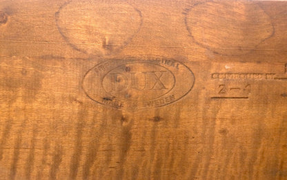 EstablishedLines Dux of Sweden Oval Walnut Danish Dining Table w/ 3Leaves Total 135" in Length