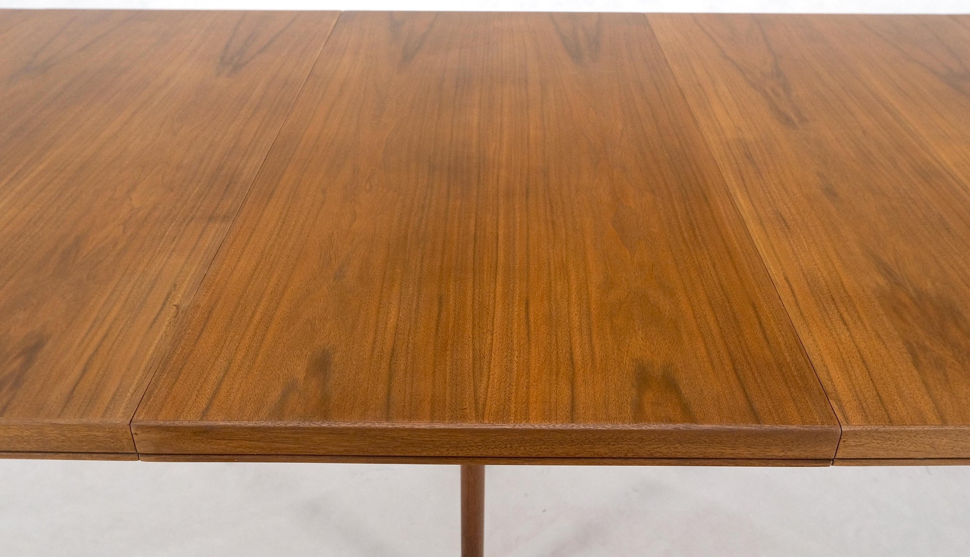 EstablishedLines Dux of Sweden Oval Walnut Danish Dining Table w/ 3Leaves Total 135" in Length