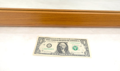 EstablishedLines Solid Teak Frame Danish Mid Century Modern 32x44 Rectangle Wall Mirror Mint!