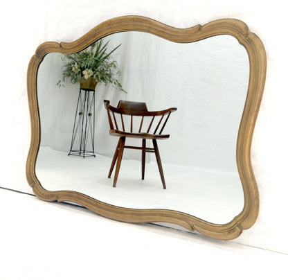 EstablishedLines Figural Silver Style Mid Century Modern Wall Mirror Mint