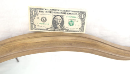 EstablishedLines Figural Silver Style Mid Century Modern Wall Mirror Mint