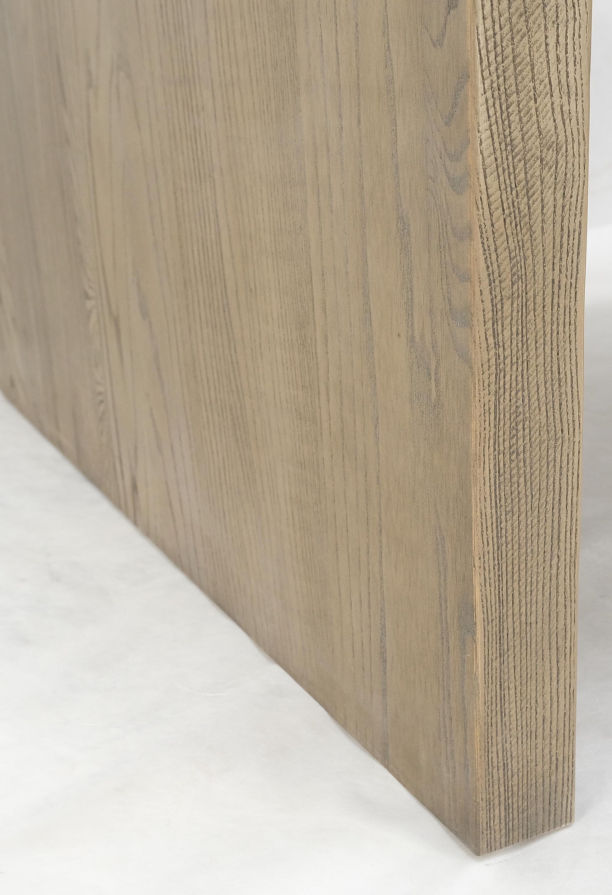 EstablishedLines Large 40x60 Rectangle Cerused White Wash Solid Oak Dovetailed Coffee Table MINT!