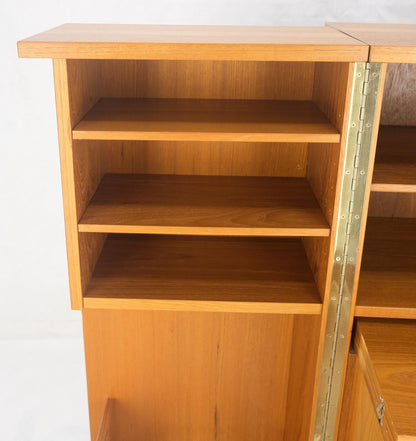 EstablishedLines Danish Mid Century Teak Box Wooton Folding Desk Writing Table File Cabinet MINT!
