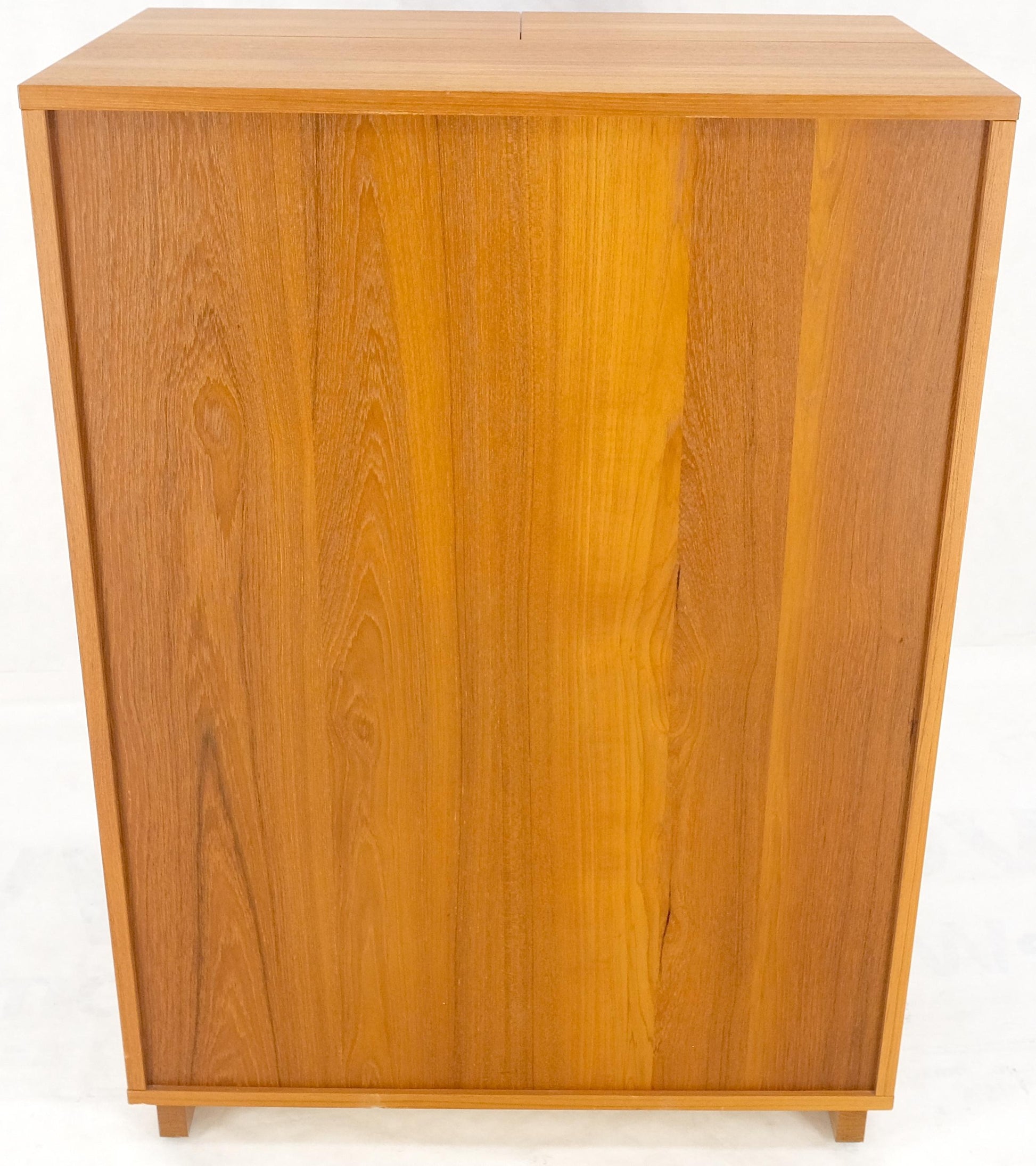EstablishedLines Danish Mid Century Teak Box Wooton Folding Desk Writing Table File Cabinet MINT!