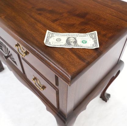 EstablishedLines Charak Solid Mahogany 5 Drawers Low Bow Dresser Cabinet Dresser Mint!