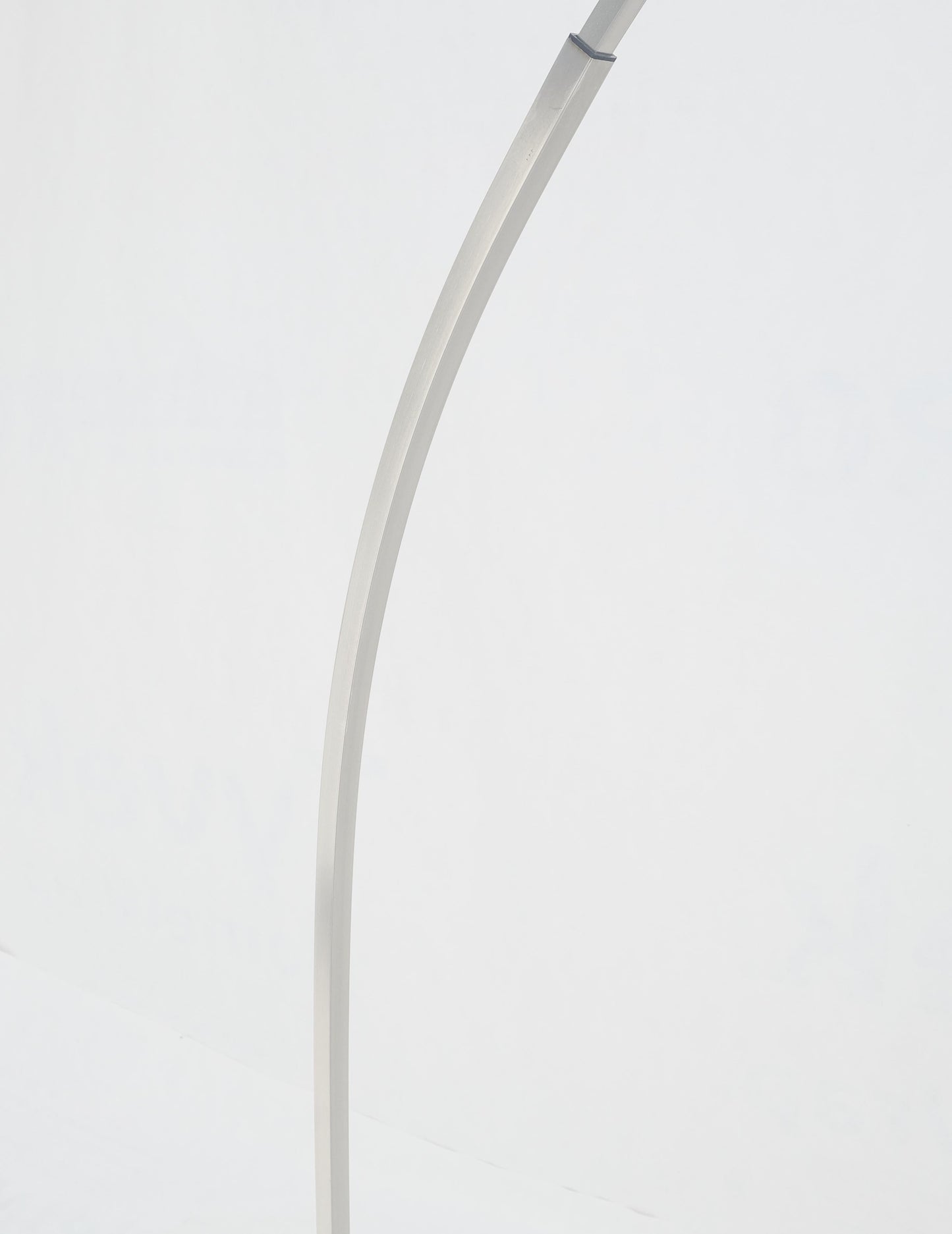 EstablishedLines Crome Globe Marble Base Italian Mid Century Modern Adjustable Arco Floor Lamp