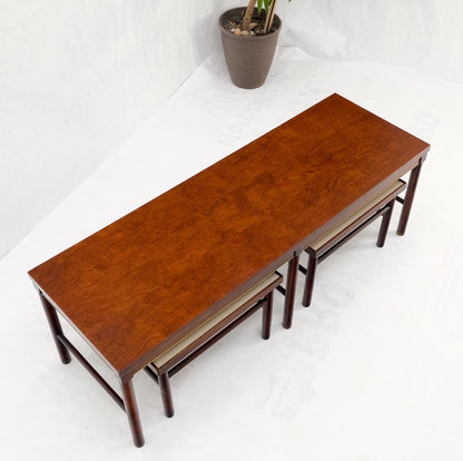 EstablishedLines Set of 3 Mid Century Modern Nesting Coffee Side End Occasional Tables MINT!