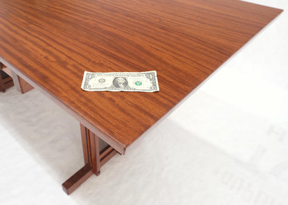 EstablishedLines All Solid Teak Top and Base Architectural Studio Made Partners Desk Mint!