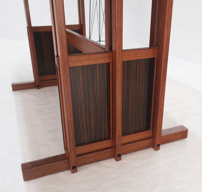 EstablishedLines All Solid Teak Top and Base Architectural Studio Made Partners Desk Mint!