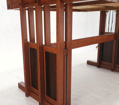 EstablishedLines All Solid Teak Top and Base Architectural Studio Made Partners Desk Mint!