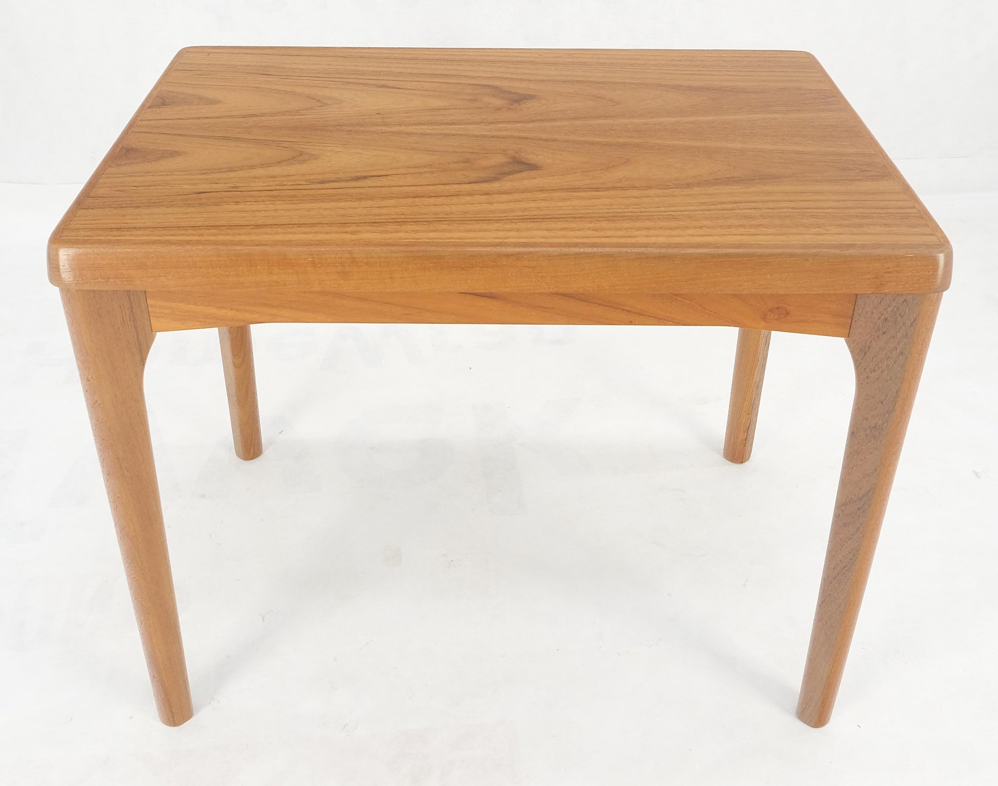 EstablishedLines Danish Mid Century Modern Teak Rectangle Side End Table Stand MINT!