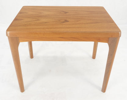 EstablishedLines Danish Mid Century Modern Teak Rectangle Side End Table Stand MINT!