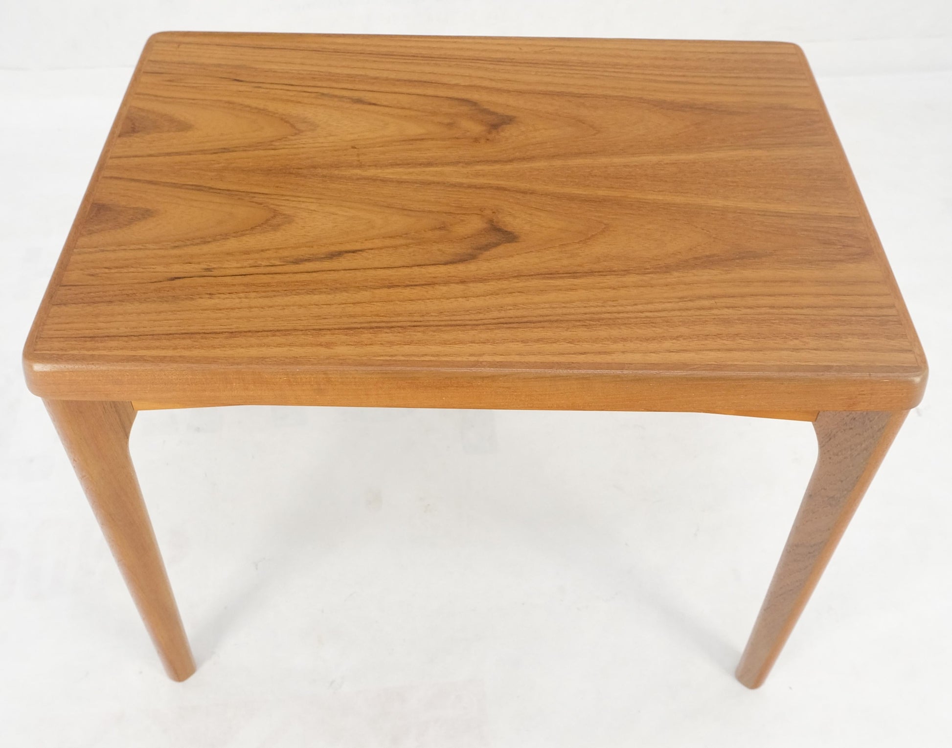 EstablishedLines Danish Mid Century Modern Teak Rectangle Side End Table Stand MINT!