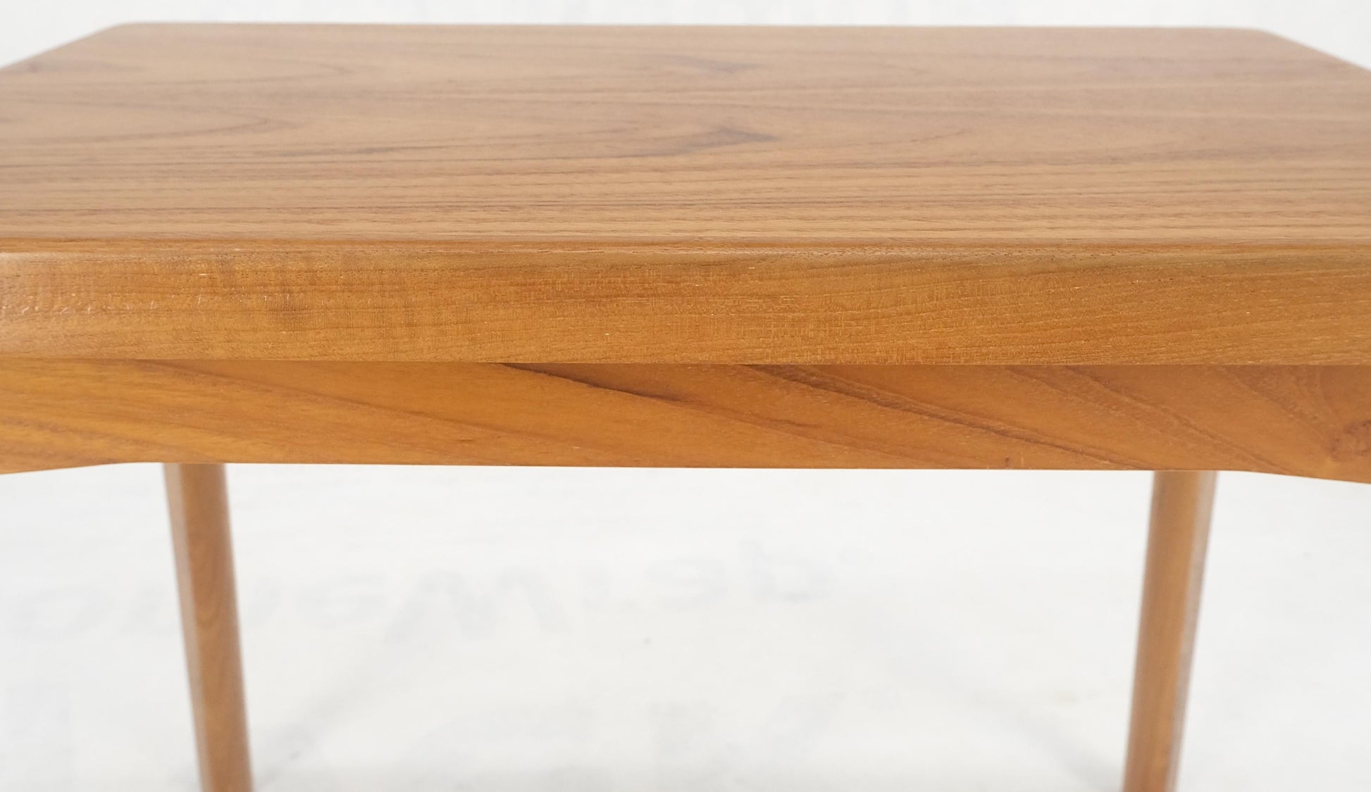 EstablishedLines Danish Mid Century Modern Teak Rectangle Side End Table Stand MINT!