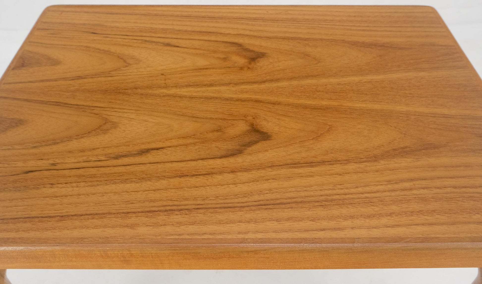 EstablishedLines Danish Mid Century Modern Teak Rectangle Side End Table Stand MINT!