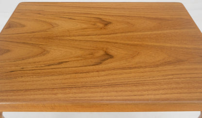 EstablishedLines Danish Mid Century Modern Teak Rectangle Side End Table Stand MINT!