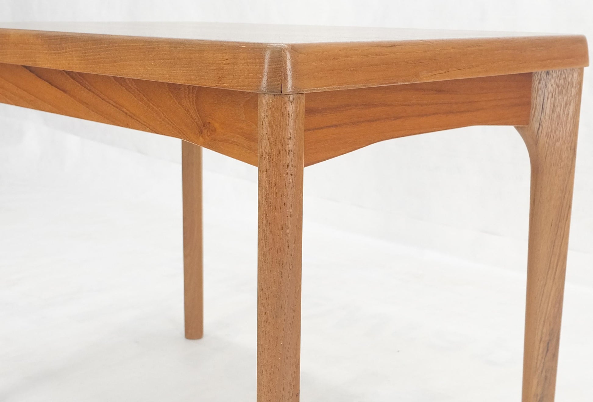 EstablishedLines Danish Mid Century Modern Teak Rectangle Side End Table Stand MINT!