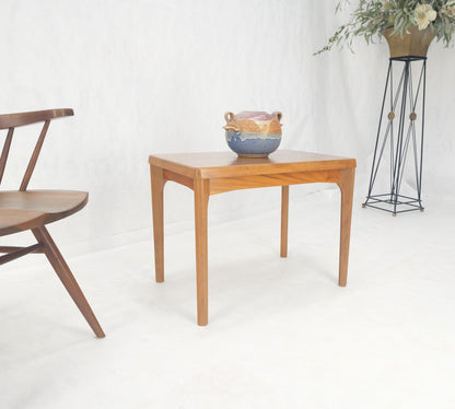 EstablishedLines Danish Mid Century Modern Teak Rectangle Side End Table Stand MINT!