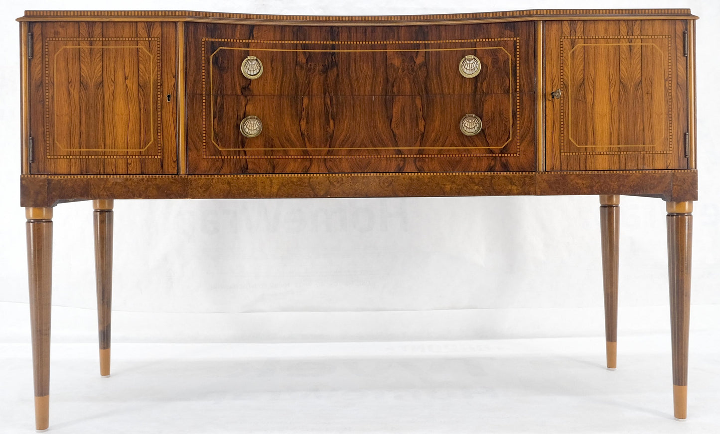 EstablishedLines French Art Deco Rosewood Sideboard Server Buffet Cabinet Credenza MINT