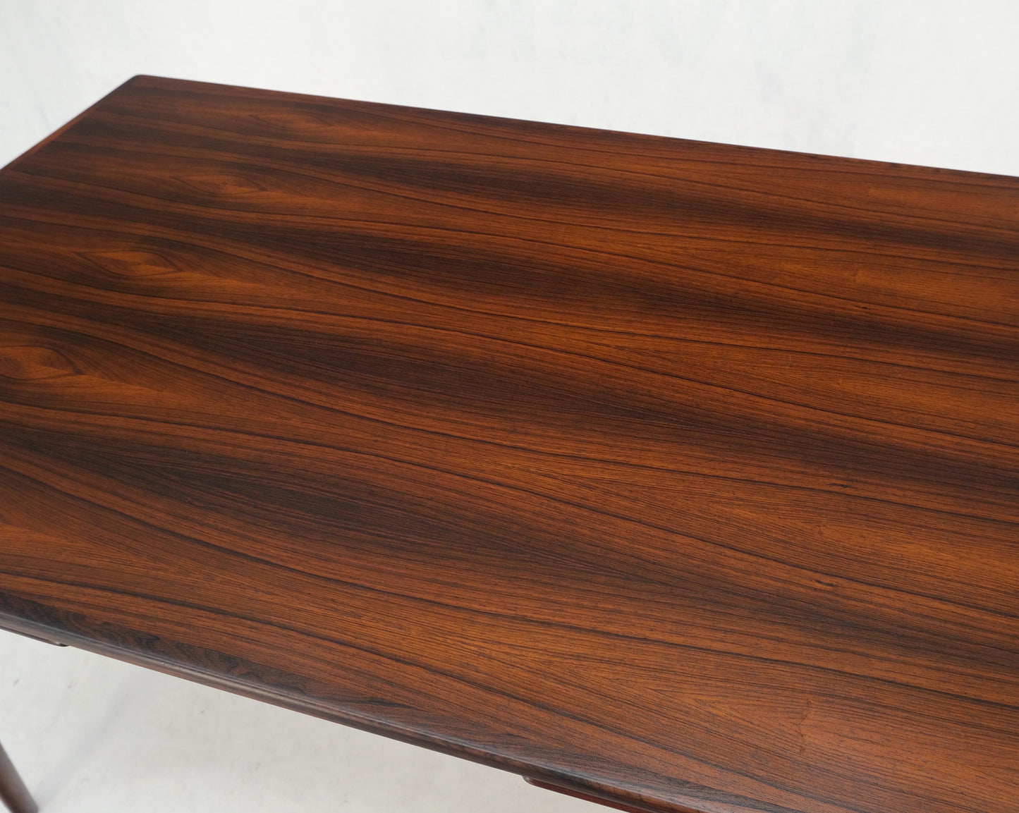 Large Danish Mid-Century Modern Rosewood Refectory Leaves Dining Table Mint!