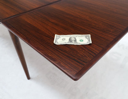 Large Danish Mid-Century Modern Rosewood Refectory Leaves Dining Table Mint!