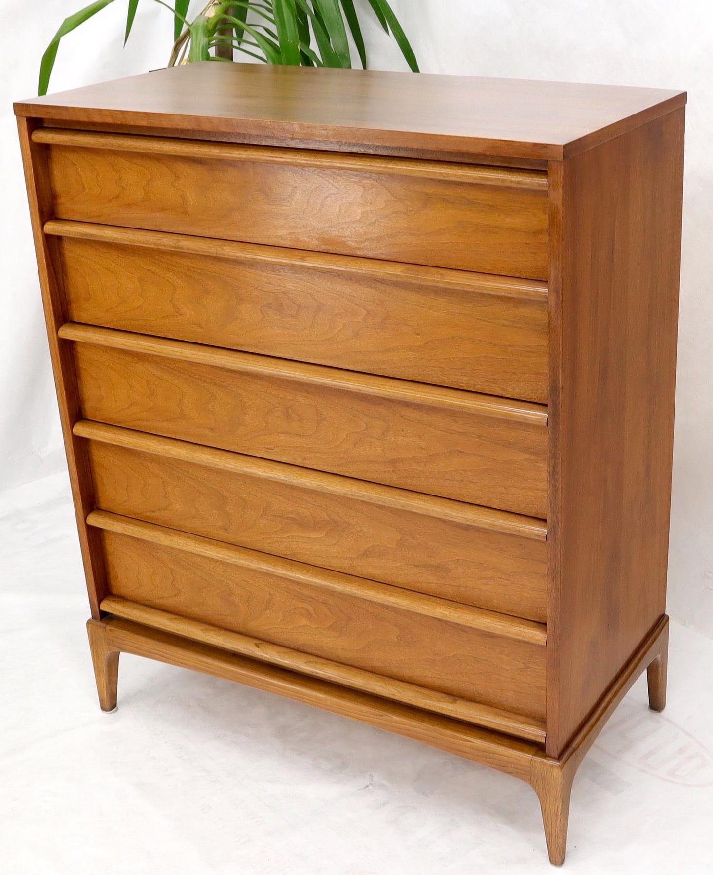 EstablishedLines Super Clean Light American Walnut High Chest of Drawers
