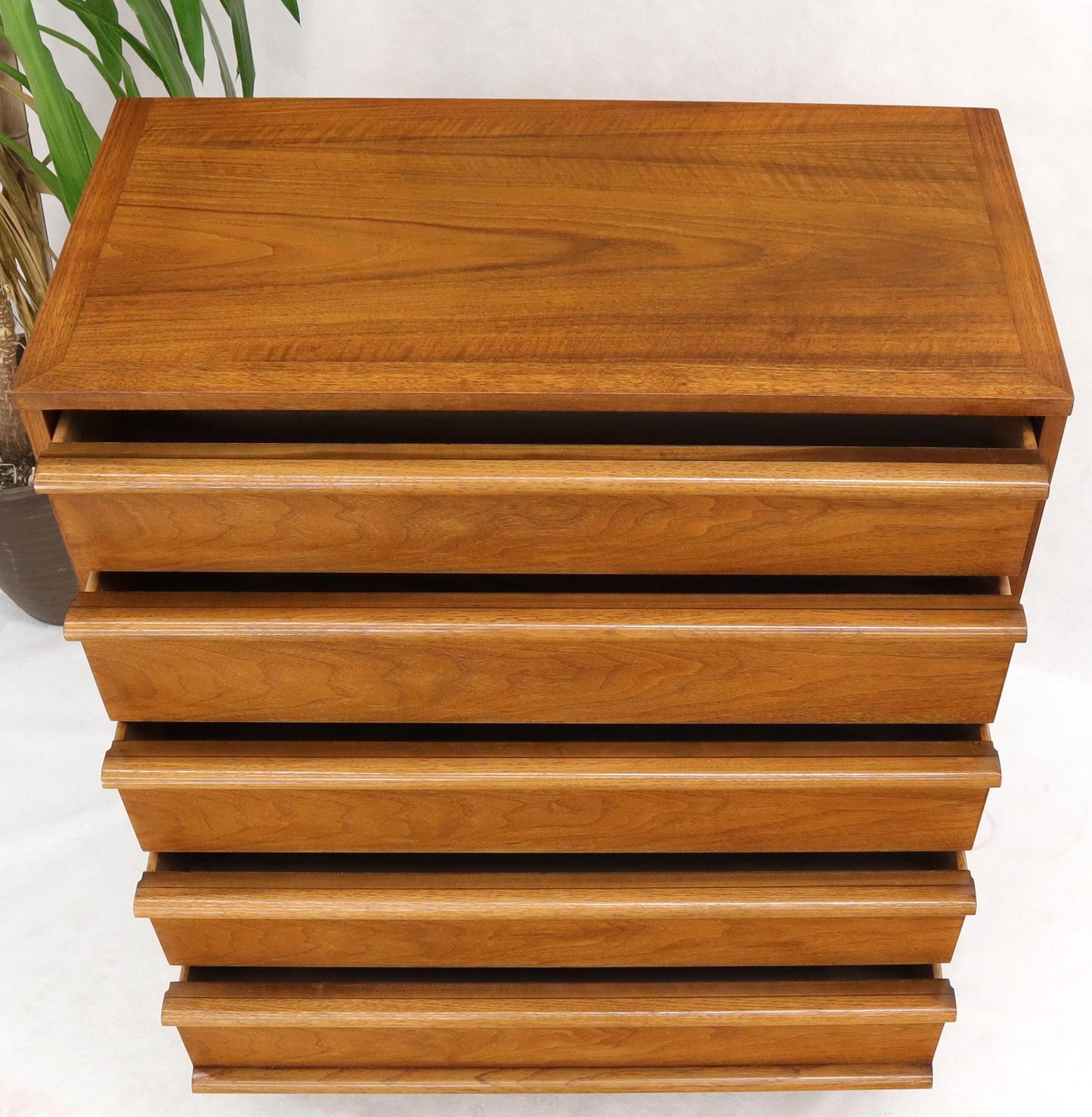 EstablishedLines Super Clean Light American Walnut High Chest of Drawers