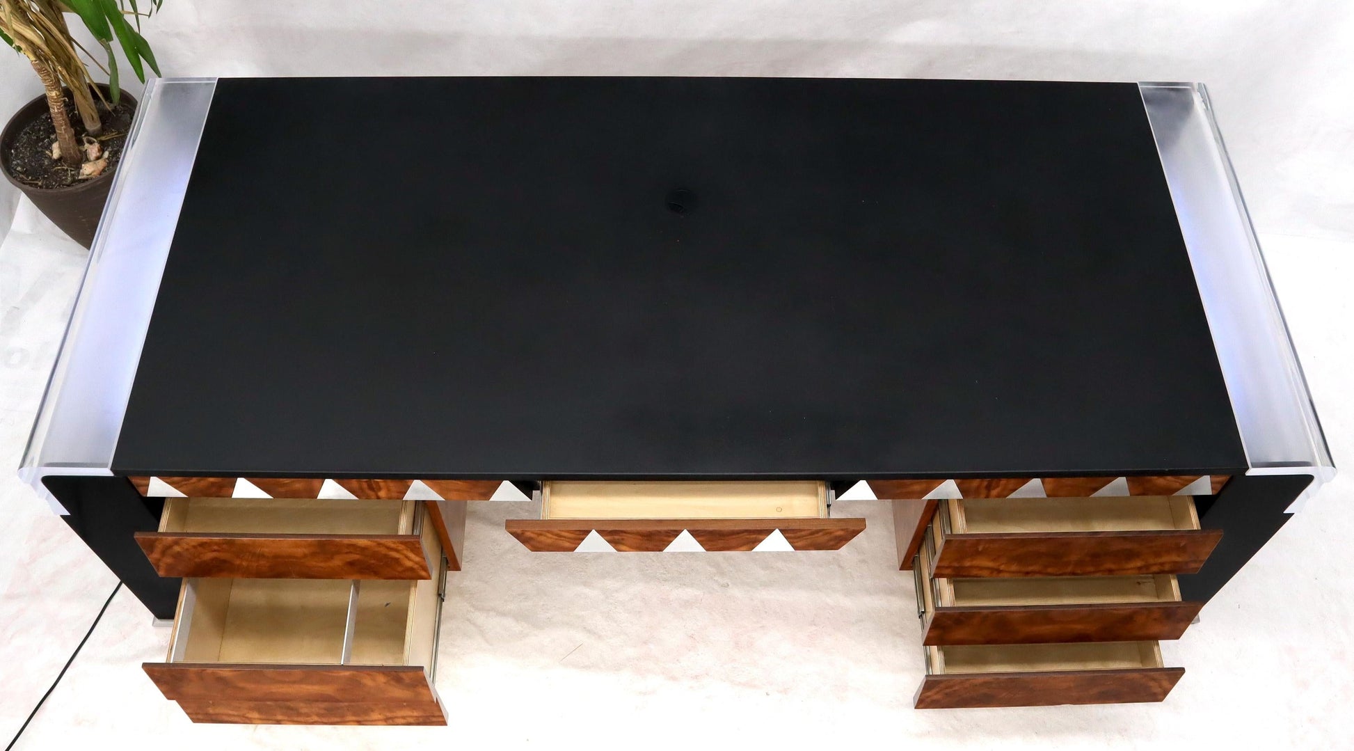 EstablishedLines Oversize Large Important Vladimir Kagan Art Deco Executive Desk