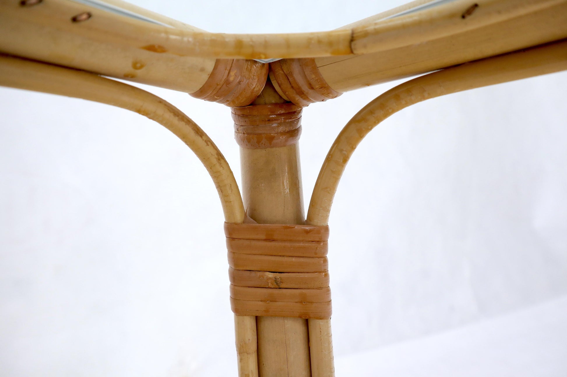 EstablishedLines Set of 3 Nesting Bamboo Side End Tables