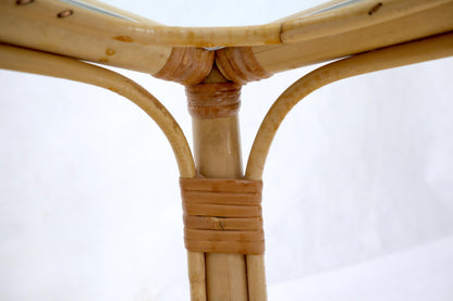 EstablishedLines Set of 3 Nesting Bamboo Side End Tables