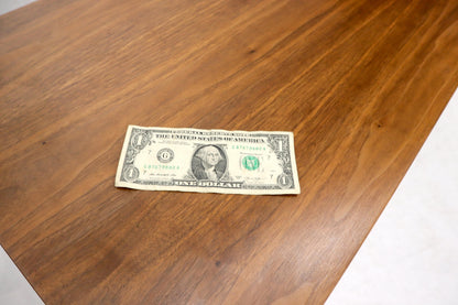 EstablishedLines American Walnut Mid-Century Modern Tambour Doors Long Dresser Credenza