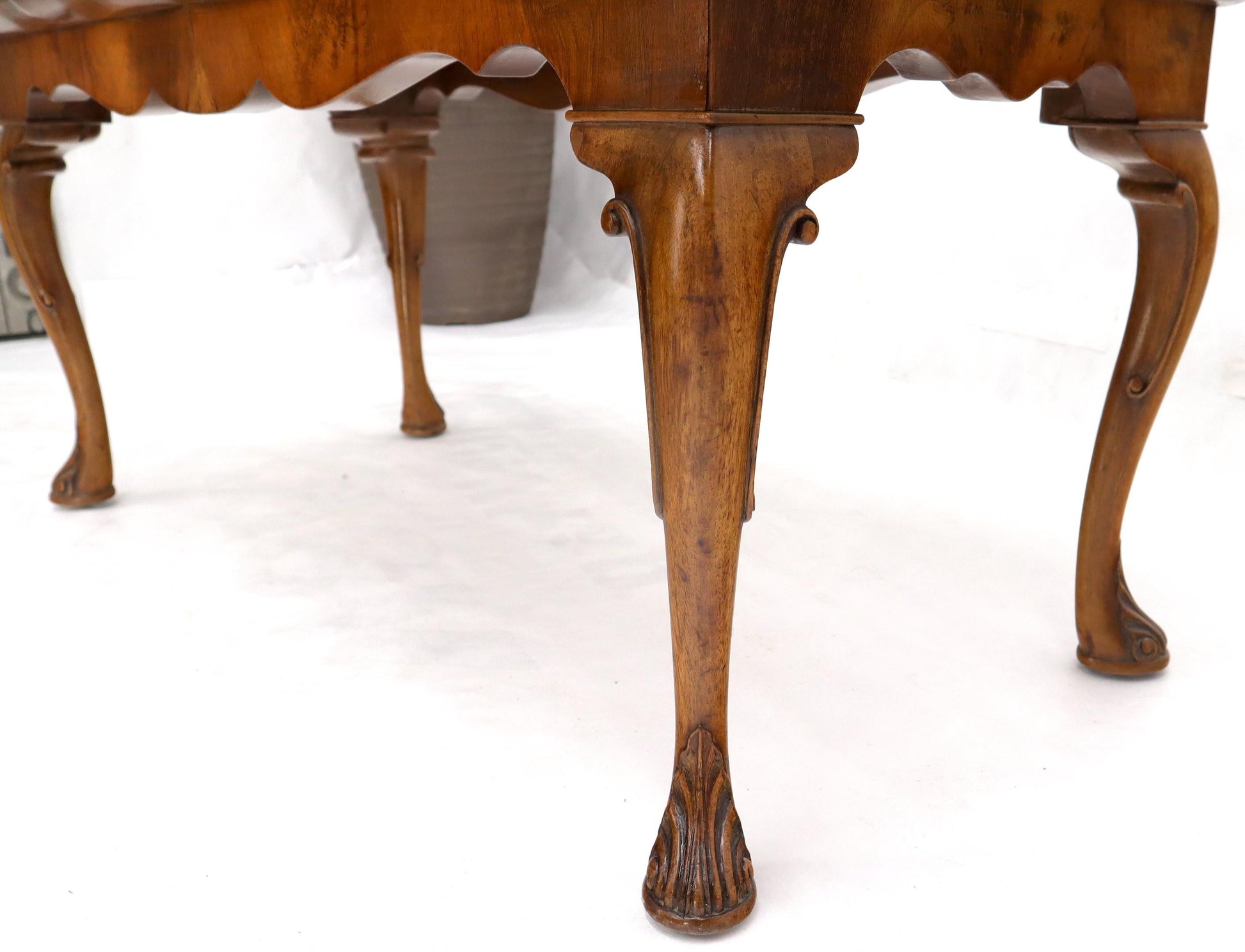 EstablishedLines Vivid Burl Walnut Grain Italian Coffee Table